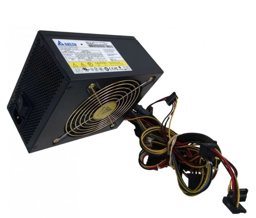 НАДІЙНИЙ БЛОК Живлення DELTA GPS-750AB A на 750W 24+4 (8pin Проц) +2 по 6 PIN (1 на 8 PIN) для ВІДЕО зГАРАНТІЄЮ