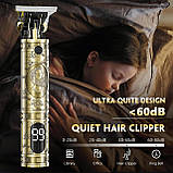 Машинки для стриження волосся Solati для чоловіків Бездротові професійні тримери для бороди з РК-дисплеєм Електричний грумінг, фото 3