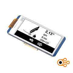 Дисплей Waveshare E-Paper 2,13” HAT (250×122 / E-Ink / B-W)