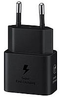 Зарядное устройство Samsung USB-C Super Fast Charging 25W EU оригинал черный EP-T2510NBEGEU