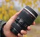 Термокухоль із кришкою Canon і напувалкою у формі об'єктива фотоапарата Лучшая цена, фото 4