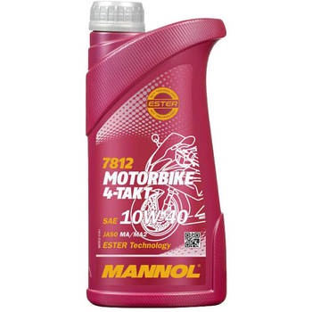 Mannol Motorbike 4-Takt 10W-40, 1 л (MN7812-1) моторна олива 4T