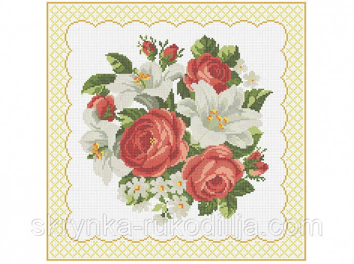 Тайстра Т-003-бр (торбинка) або подушечка заготовка для вишивки