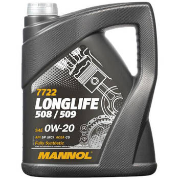 Mannol OEM Longlife 508/509 0W-20 5 л, (MN7722-5) моторна олива