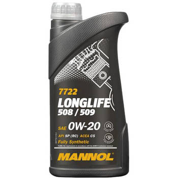 Mannol OEM Longlife 508/509 0W-20 1 л, (MN7722-1) моторна олива
