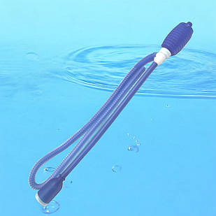 Сифон для ґрунту Атман синій