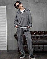 Спортівний костюм сірий Background