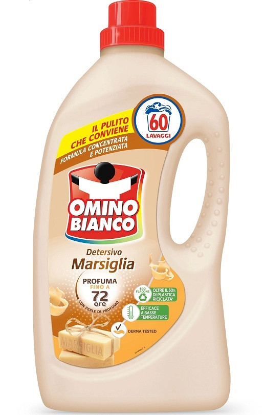 Гель для прання універсальний Omino Bianco Марсельське Мило 2,4 л 60 прань