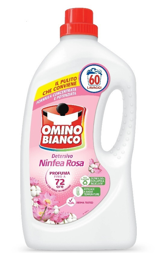 Гель для прання універсальний Omino Bianco Рожева Лілія 2,4 л 60 прань
