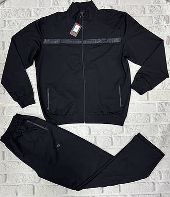 Костюм спортивний Lonn чоловічий 6XL-10XL великі розміри, 10XL, Темно-синій