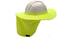 Сонцезахисний козирок для каски з накидкою для шиї Pyramex HPSHADE30 (Hi-vis Lime)