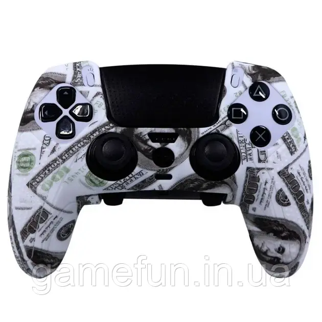 Силіконовий чохол для геймпада PS5 Dualsense Edge (money), фото 1