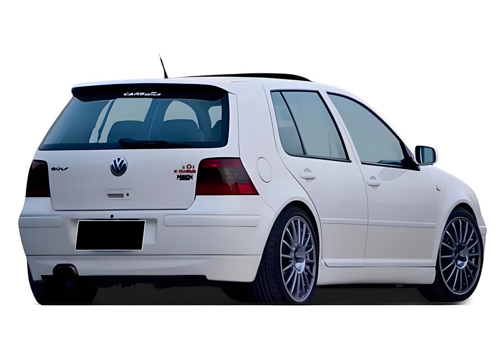 Задний диффузор DPT (черный матовый) для Volkswagen Golf 4 1997-2006 гг, фото 1