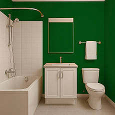 Кольорова Фарба СИЛІКОНОВА Skyline для вологих приміщень 5540-G20Y (C) Смарагд 1л від Latinta, фото 4