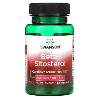 Swanson Beta-Sitosterol 160 mg 60 рідких капсул