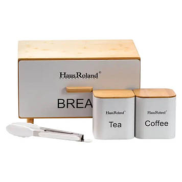 Кухонний набір для зберігання продуктів білий HP33534