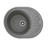 Гранітна мийка для кухні VALESO 6250 SOUL матова Сіра