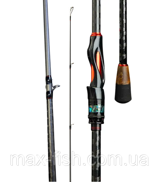 Спінінг Cobra King 2,10 м тест 5-15 г Карбон, фото 1