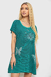 Туніка жіноча з принтом, колір зелений, 238RBD378