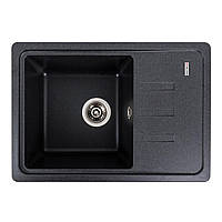 Гранітна мийка для кухні VALESO 6243 LIANA матовий Карбон