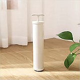 Насос ручний для вакуумних пакетів, розмір 24×4.5см, білий, фото 6