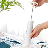 Насос ручний для вакуумних пакетів, розмір 24×4.5см, білий, фото 7