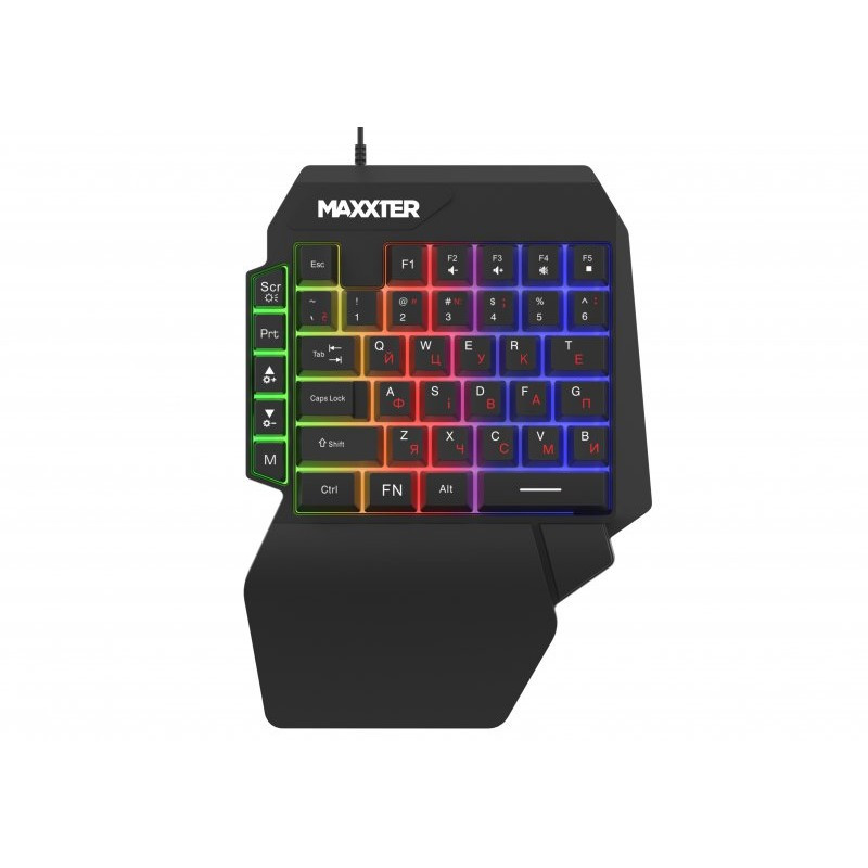 Клавiатура Maxxter KBG-OH-01B-UA Black, фото 1