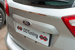 Планка над номером для Ford C-Max/Grand C-Max Omsa Line (нержавіюча сталь)