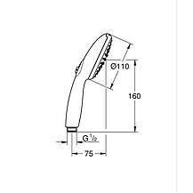 Ручний душ Grohe Tempesta 110 2 режими (26161003), фото 3