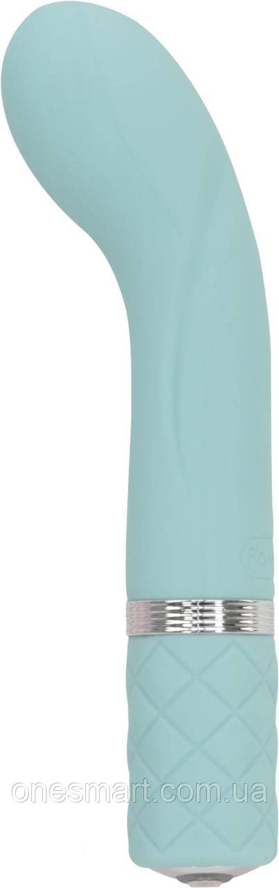 Роскошний вібратор Pillow Talk Racy Teal з кристалом Swarovski для жінок для масажу точки G, фото 1