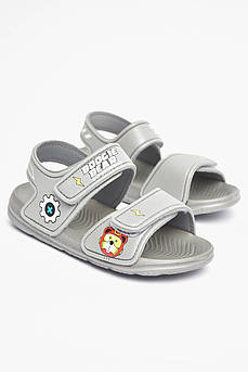 Сандалі дитячі для хлопчика сірого кольору 201143M
