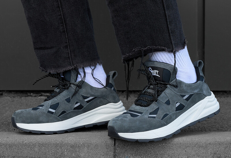 Кросівки для чоловіків сірого кольору Staff gray reflective, фото 1