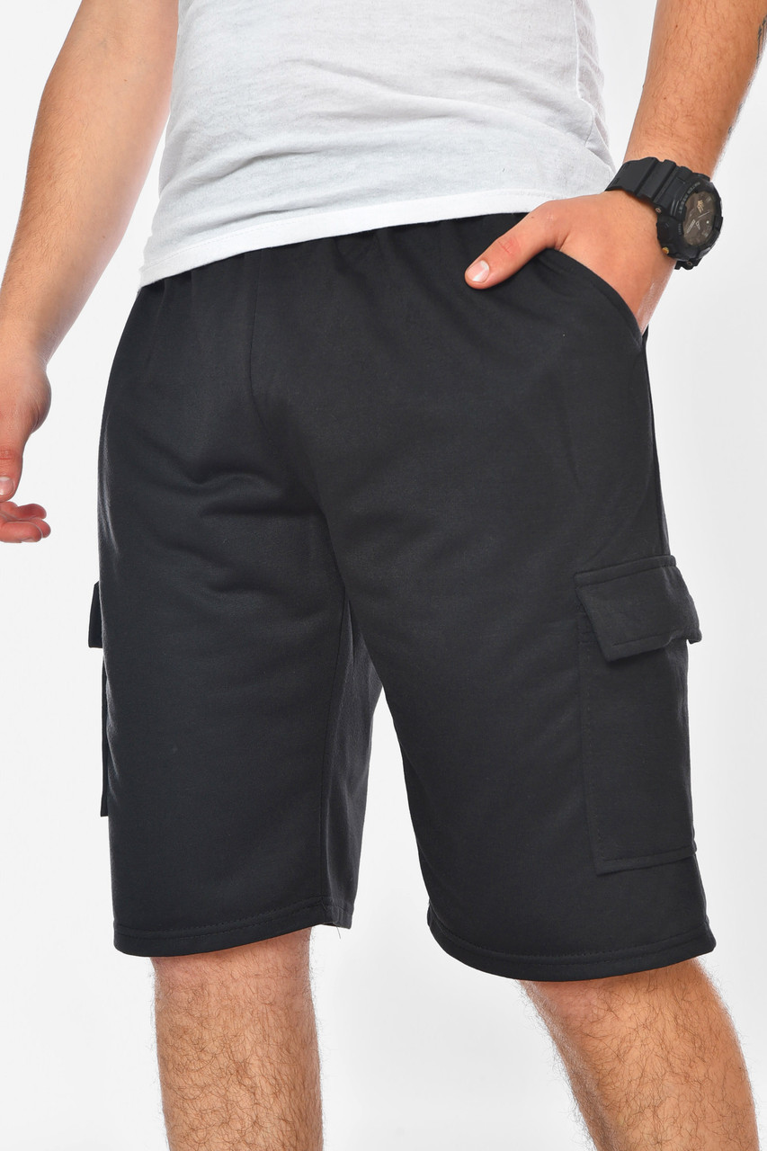 Шорти чоловічі однотонні чорного кольору р.L 199972M, фото 1