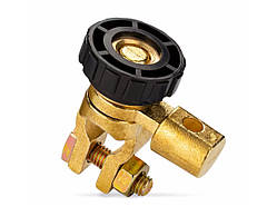 DDKT-Г Клема АКБ з латунним вимикачем маси (мінусова)