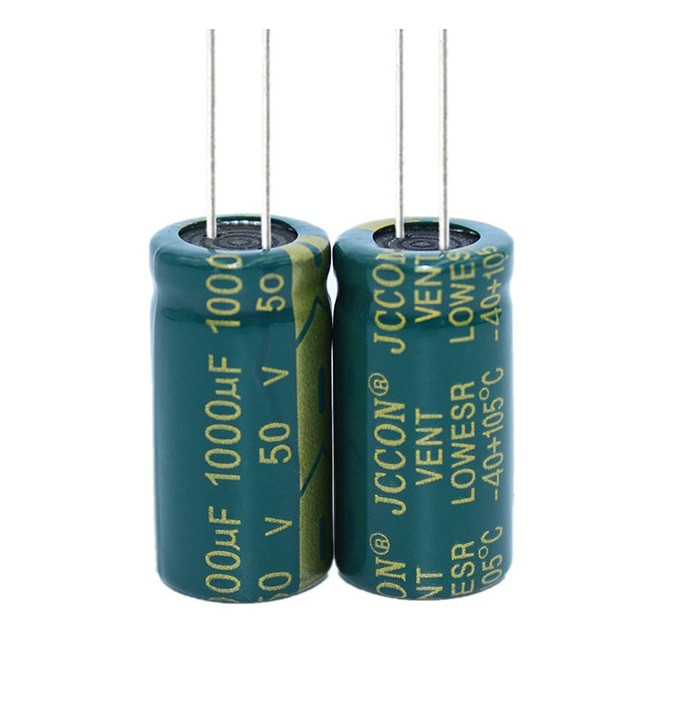 Конденсатор 50V 1000uF 13*25 105C електролітичний, LowESR, JCCON, для живлення дронів