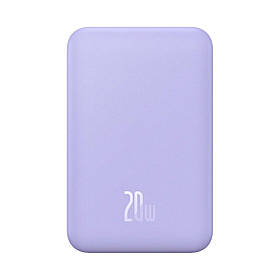 Зовнішній акумулятор Baseus Magnetic Mini Wireless Fast Charge Power Bank 20000mAh 20W Purple ly
