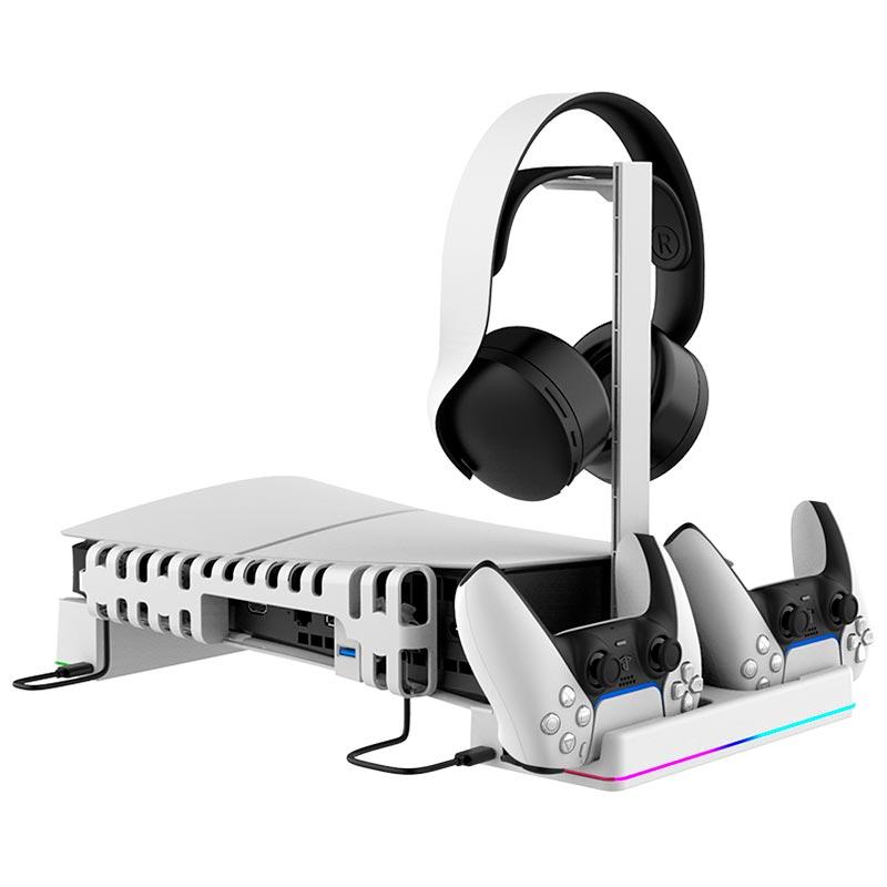 Док-станція IPega Charge stand for PS5 Slim Disc / Digital (PS5 edge controller compatible) PG-P5S039 |RGB,