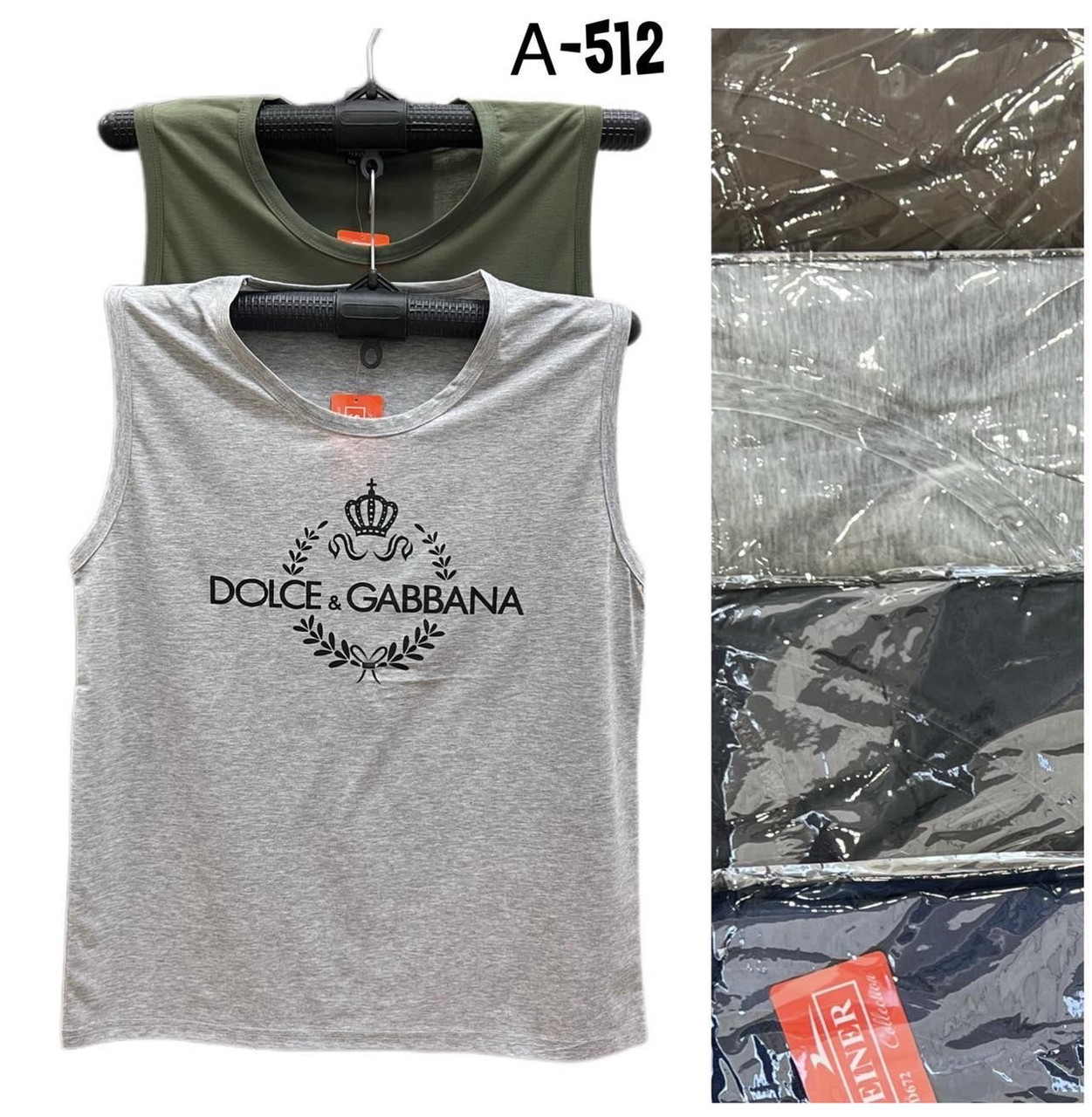 Майка чоловіча норма Розмір: 2хл - 5хл ( 46 - 54 ) Зрістовка: 5 штук у Містк кольору Т, фото 1