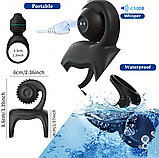 Віброкільце для продовження сексу, Ерекційне кільце з вібрацією для клітора, Силіконове кільце для пеніса, Інт, фото 6