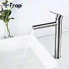 F10801-2 умивальник високий одноваж з нерж.сталі гайка Ø35 {10/1}, фото 2