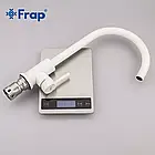 Змішувач для кухні Frap F40899-1, білий, фото 6