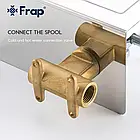 Гігієнічний душ Frap F7516 з паперотримачем та поличкою, хром, фото 4