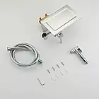 Гігієнічний душ Frap F7516 з паперотримачем та поличкою, хром, фото 6