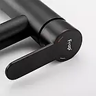 Змішувач для умивальника Frap F10801-6, чорний, фото 3