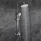 F2467 душ. система 3х функц. поворот. вилив лат. корпус Ø 35 (хром)**484ult, фото 2