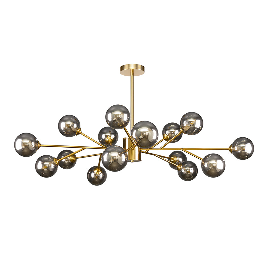 Люстра з кульок Levistella цоколь G9 ламп 15 шт колір Бронзовий LVS5144, фото 1