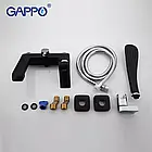 Змішувач для ванни GAPPO G3250, чорний, фото 3