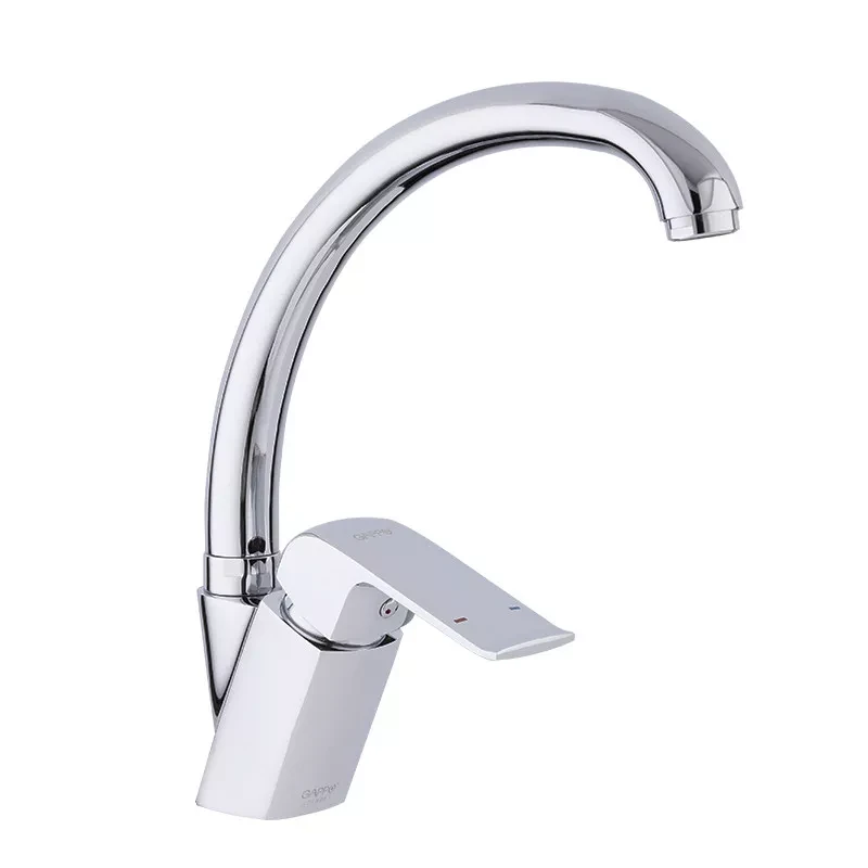 Змішувач для кухні GAPPO G4150-8 з висувним зливом, хром, фото 1