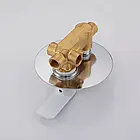 Душова система з тропічним душем прихованого монтажу Gappo G7148-8 на три споживача білий хром, фото 4