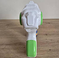 Пістолет автоматичний з мильними бульбашками зелений з підсвічуванням та мильним розчином 16*15,5*6 см (YH358-1), фото 4